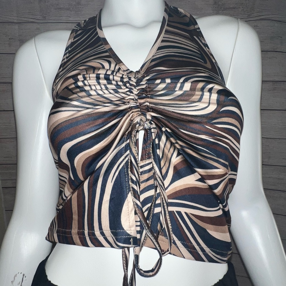 marble crop top